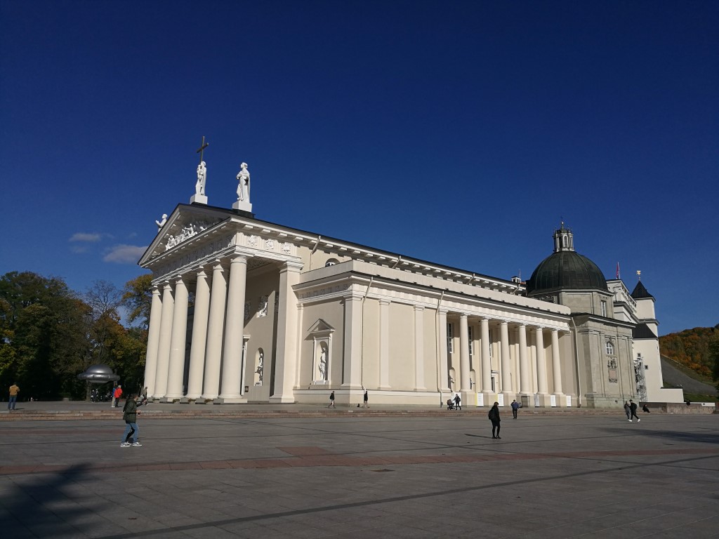 La Cathédrale de Vilnius au centre de la vieille ville