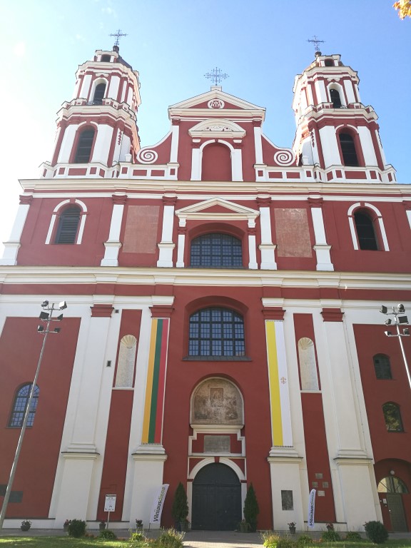 Une église dans un des quartiers de Vilnius