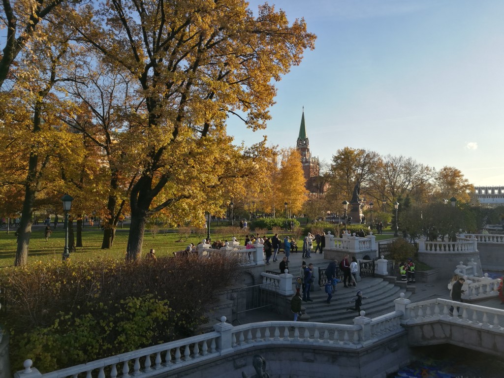 Le parc devant le Kremlin