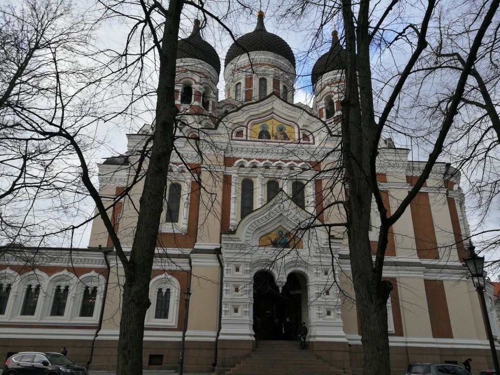 La Cathédrale orthodoxe qui domine Tallinn
