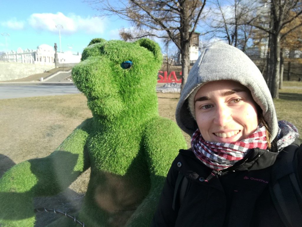 Le selfie avec l'ours le plus dangereux de la ville