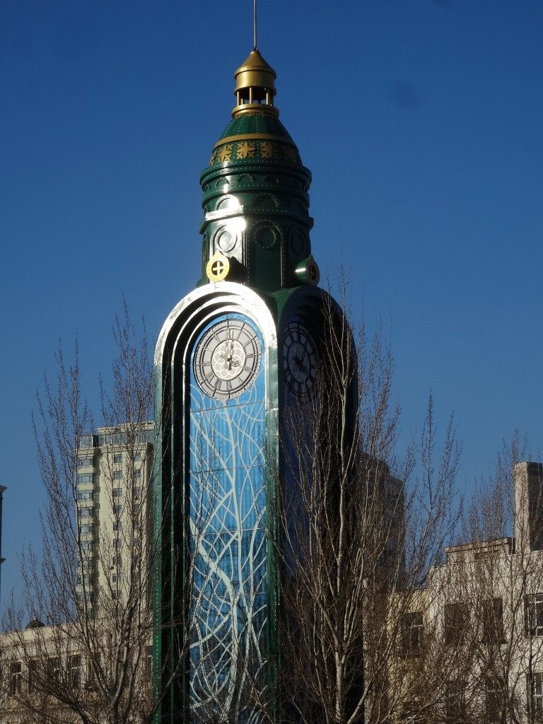L'horloge de la ville d'Harbin