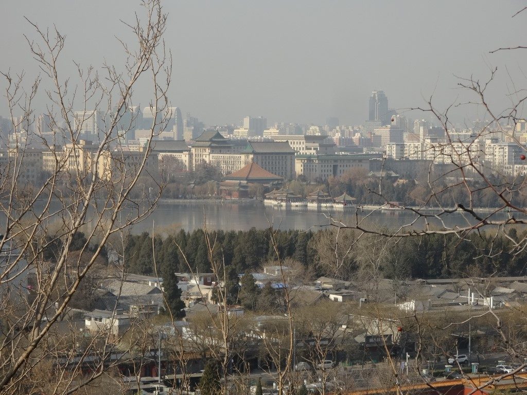 La vue depuis le haut du Parc Jingshan