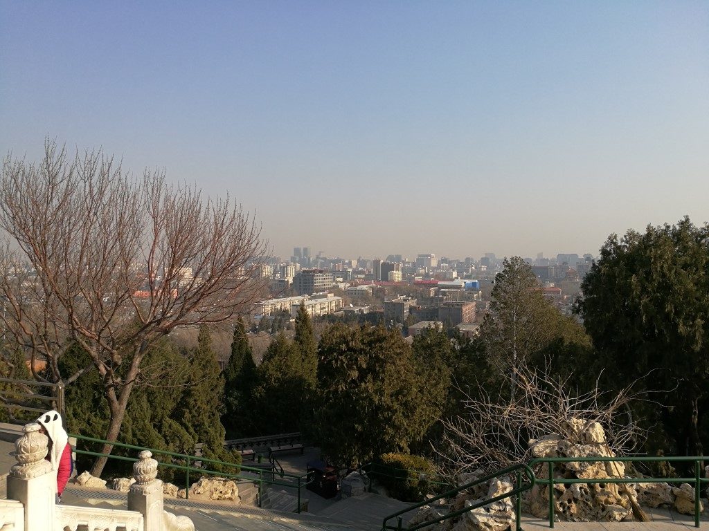 La vue depuis le haut du Parc Jingshan