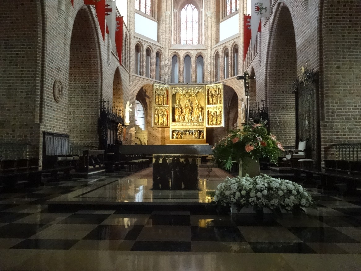 Balade dans Poznan, l'intérieur de la cathédrale