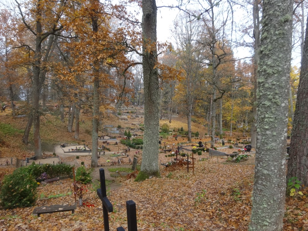 Le cimetière d'Aluksne