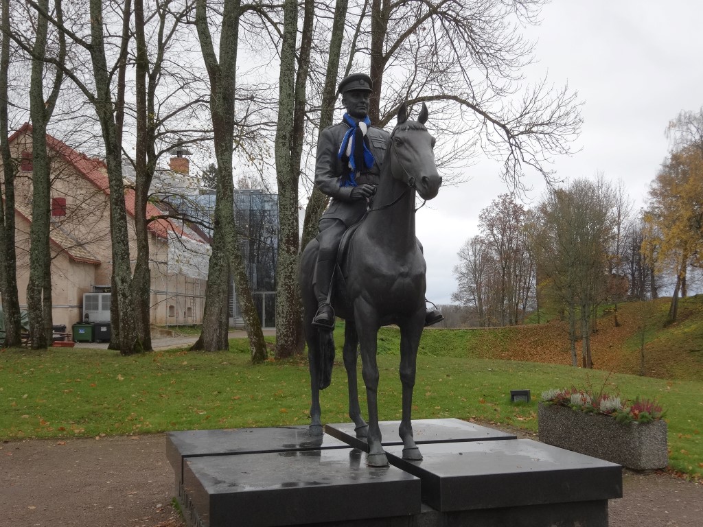 Statue du général Johan Laidoner, originaire de la région