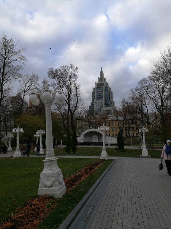 Le jardin de l'Hermitage à Moscou