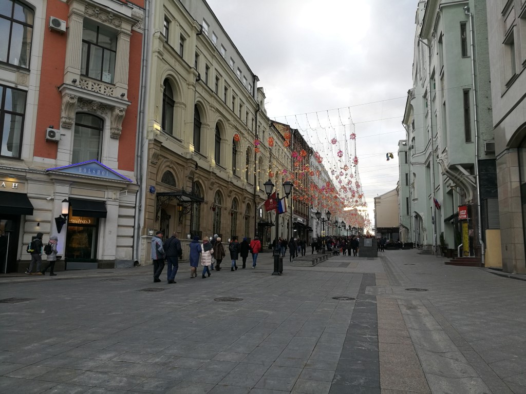 Dans les rues de Moscou