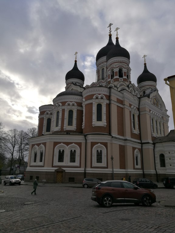 La Cathédrale orthodoxe qui domine Tallinn