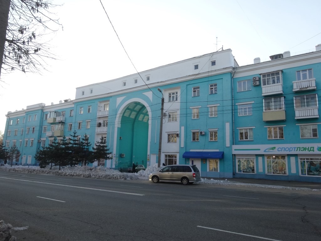 Un bâtiment à Komsomolsk-na-Amur