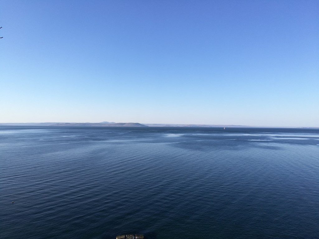 La vue sur la mer du Japon depuis les hauteurs de Vladivostok